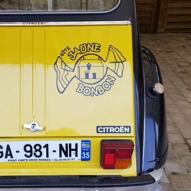 Deudeuche jaune bonbon la gacilly